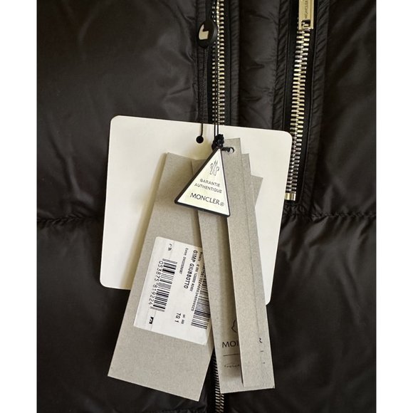 NWT authentic RICK OWENS + MONCLER F/W23 Black ‘GIMP’ DOWN COAT Size 1 Moncler - Picture 4 of 16